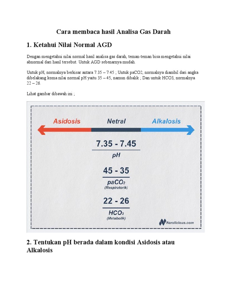Cara Membaca Hasil Analisa Gas Darah PDF