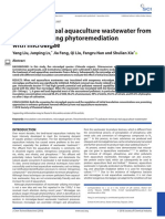 Treatment of Real Aquaculture Wastewater From A Fishery Utilizing Phytoremediation With Microalgae