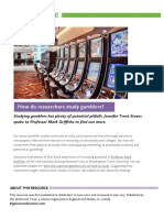 How Do Reseachers Study Gamblers Word To PDF Formatting