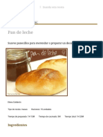 Pan de Leche - Recetas Thermomix