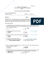 Sep 2009 EE PreBoard Exam ESAS 3