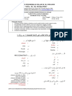 Butir Soal B Arab 7