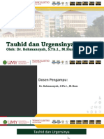 Tauhid Dan Urgensinya Bagi Kehidupan