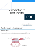 Introduction to Heat Transfer Fundamentals