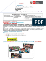 SESION S 4 - ¿Cómo Mis Relaciones en El Lugar Donde Vivo Forman Parte de Mi Identidad - PRIMERO.