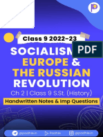 Socialism in Europe and The Russian Revolution - Padhle Class 9 Social Science