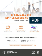 Cronograma Semana de Empleabilidad Junio