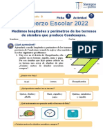 MATEMÁTICA Medimos Longitudes y Perímetros de Los Terrenos de Siembra Que Produce Condesuyos.