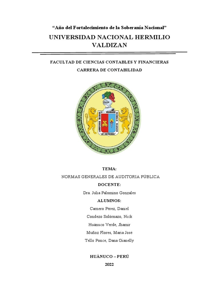 Normas Generales de Auditoria Publica | PDF | Auditoría | Contralor
