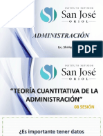 08 Sesión - Teoría Cuantitativa de La Administración