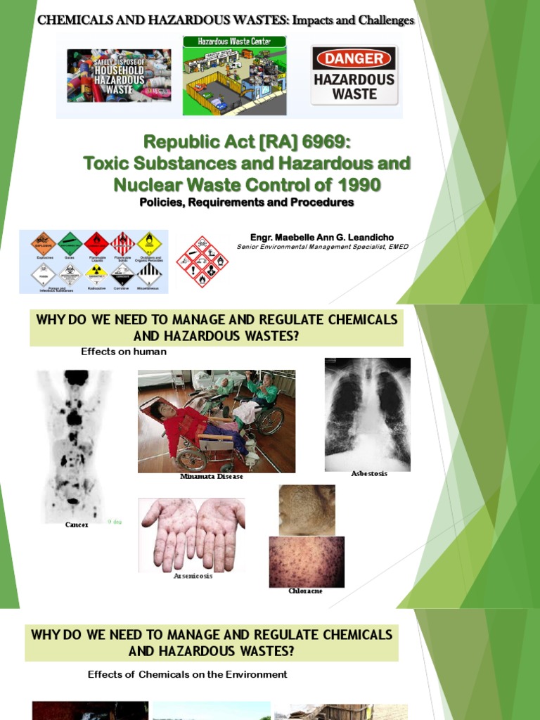 RA 6969 (Klad) Download Free PDF Waste Hazardous Waste