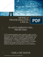 Modelo Programación Lineal