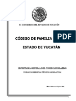 Código de Familia para El Estado de Yucatán