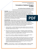 Formulation of Sediment Budgets at Inlet