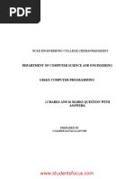 GE6151 - CP 2 MARK AND 16 MARK - 2013 - Regulation