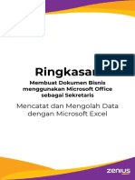 Ringkasan: Mencatat Dan Mengolah Data Dengan Microsoft Excel