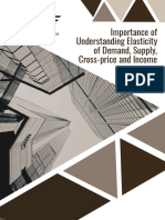 Importance of Understanding Elasticity of Demand, Supply, Cross-Price and Income