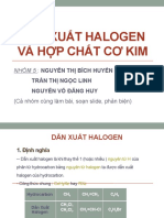 Dẫn Xuát Halogen Và Hợp Chất Cơ Kim