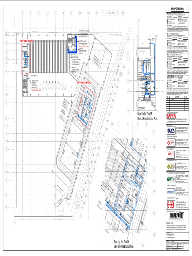 4th Storey Plumbing Layout Plan Rev 0 | PDF | Civil Engineering |  Engineering