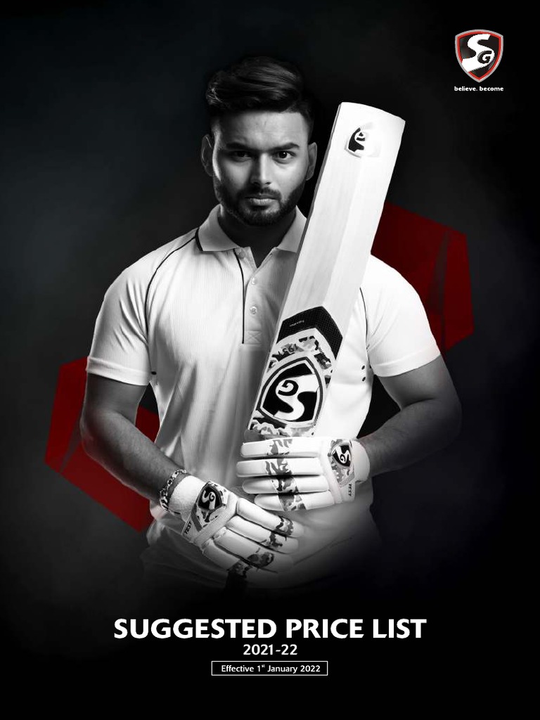 Suggested Price List 202122 Effective 1 Jan 22 PDF