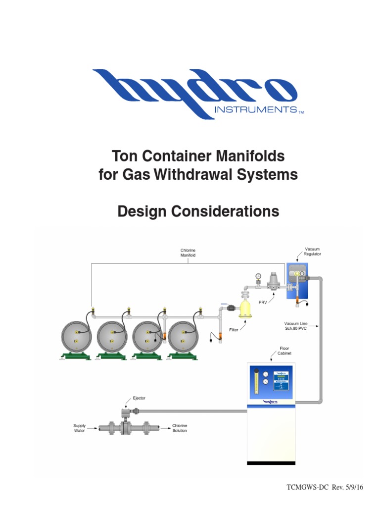 Ton Container Manifold Design Guide | PDF | Vacuum | Valve