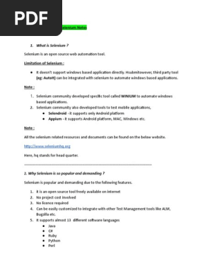 Selenium Notes_Weekend Batch_10 to 2 PM_BTM.docx - Google Docs