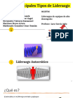 Los Principales Tipos de Liderazgo Equipo 5