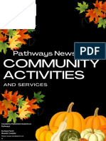 Pathways Newsletter: Community Activities