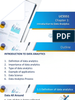 UCS551 Chapter 1 - Introduction To Data Analytics