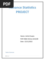 Ashish+Gupta+Project+Report Advanced+Statistics 13 11 2022