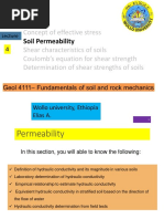 Lecture 4 - Soil Permeability