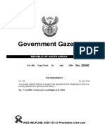 Communal Land Rights Act