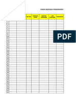 FORM EKSPEDISI SAMPEL