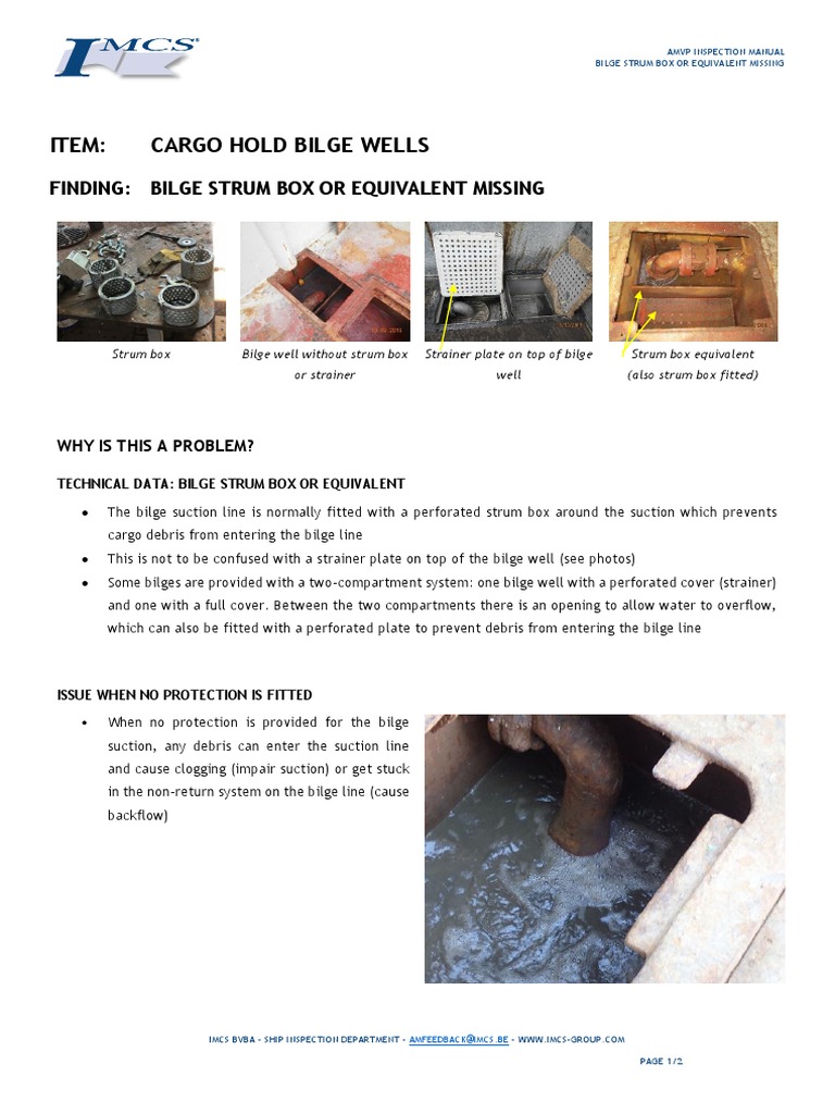 IMCS Minimanual Bilge Strum Box PDF