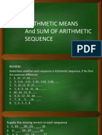 Arithmetic Mean 4