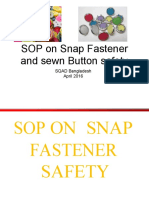 Sop On Sewn Button Snap Fastener Safety PDF