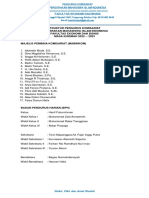 Struktur PK PMII Fakultas Ekonomi & Bisnis 2022 - 2023