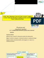 L1 Chemical or Physical Change L 3