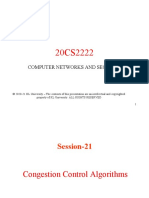 Session21 (Congestion Control Algorithms)