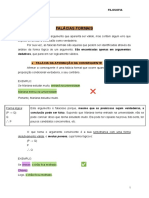 Filosofia - 10. Falácias Formais