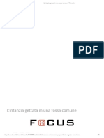 L'infanzia Gettata in Una Fossa Comune - Ticinonline