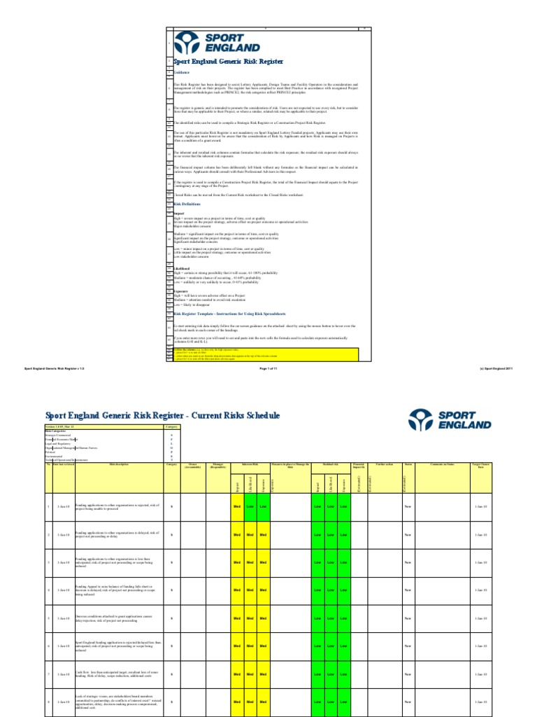 Risk Register Template Free Download - h4GzPV3NB5EEFnV | PDF | Risk ...