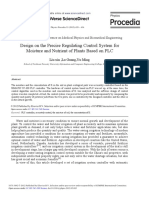 Design On The Precise Regulating Control System For Moisture and Nutrient of Plants Based On PLC