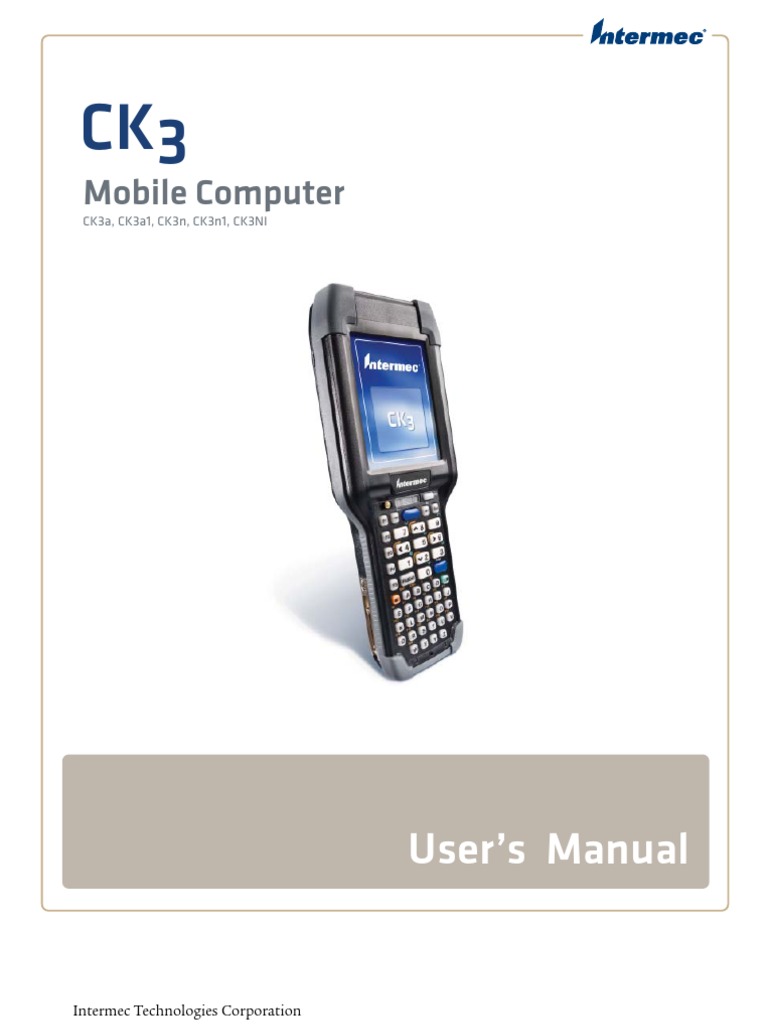 CK3 User Manual | PDF | Barcode | Icon (Computing)