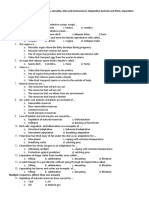 Science (Reproductive System) Grade 6