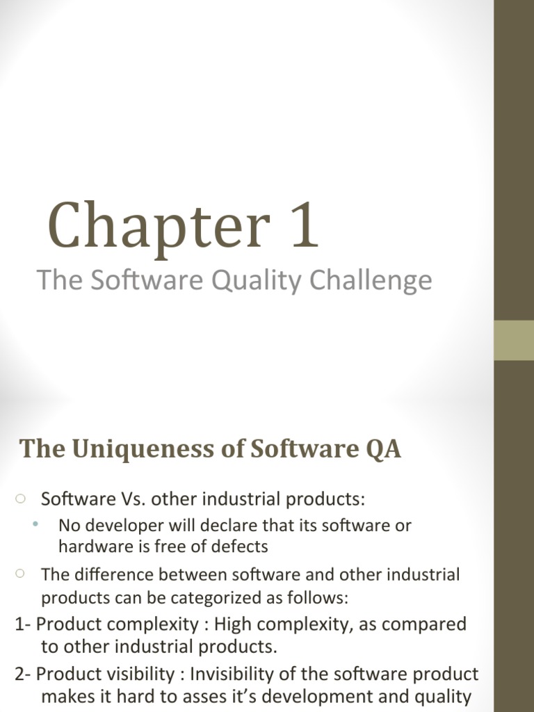 Sqa1 Pdf Quality Assurance Software