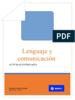 Actividad Entregable - 02 Lenguaje y Comunicacion