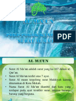 kandungan surat AL MA'UN