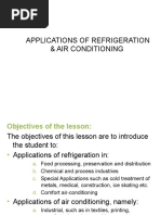 Application of R&AC