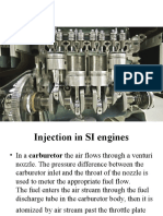 Air-fuel mixing & Injection systems in IC engines